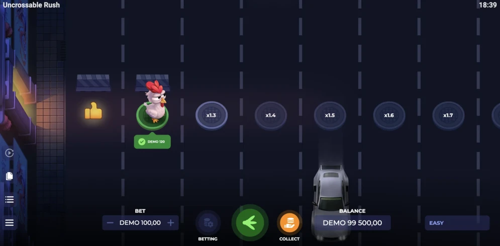 Uncrossable Rush Game